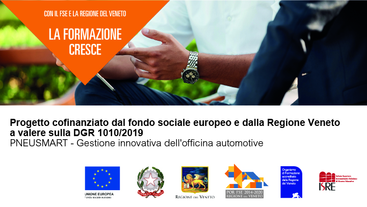 Progetto cofinanziato dal Fondo sociale europeo e dalla Regione Veneto il progetto a valere sulla DGR 1315/2019 – Azione 1 – PROMETEO:  pronti al meglio per trasferire e orientare