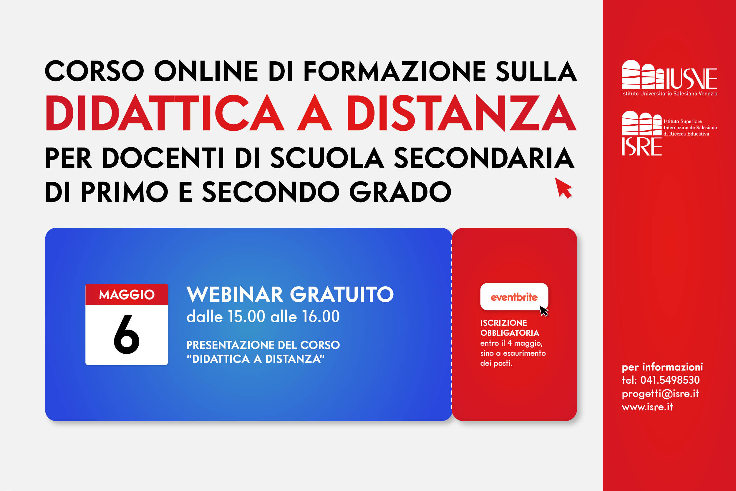 “Didattica a distanza” corso online per docenti