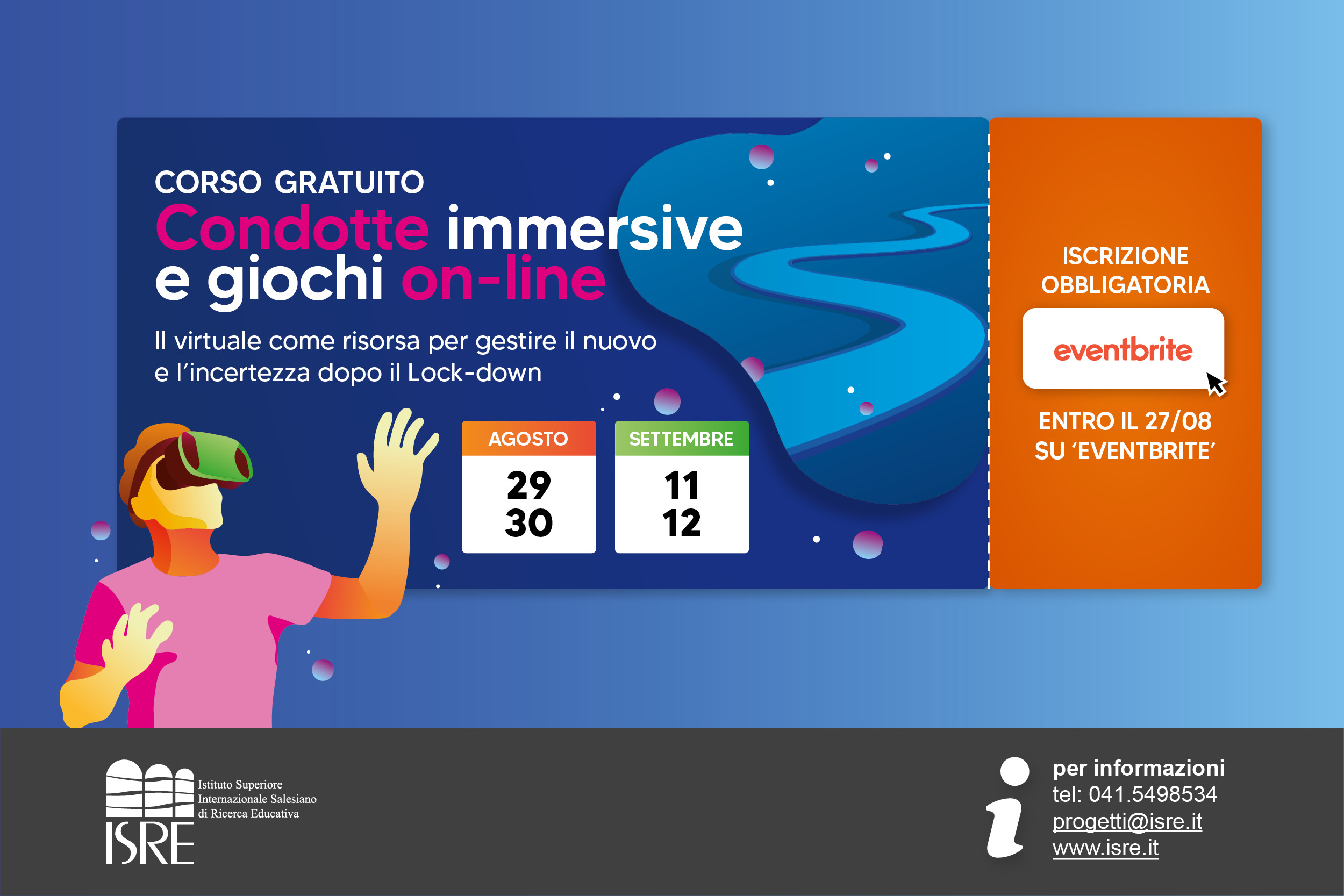 corso di 4 GIORNATe -CONDOTTE IMMERSIVE E GIOCHI ON-LINE