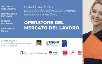 Percorso di formazione professionalizzante: Operatore del mercato del Lavoro (OML)