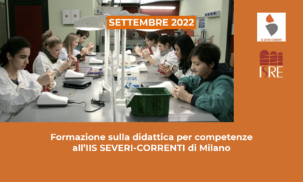 FORMAZIONE SULLA DIDATTICA PER COMPETENZE ALL’IIS SEVERI-CORRENTI DI MILANO