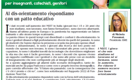 OTTOBRE 2022 – Al dis-orientamento rispondiamo con un patto educativo