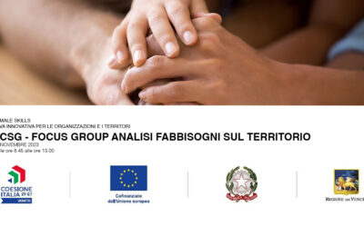 FCSG – Focus Group analisi fabbisogni sul territorio 30 novembre