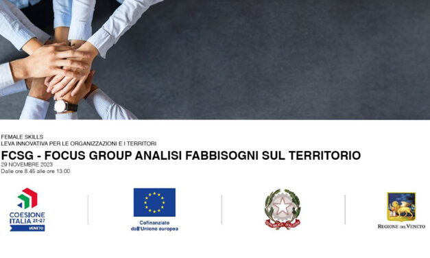 FCSG – Focus Group analisi fabbisogni sul territorio 29 novembre