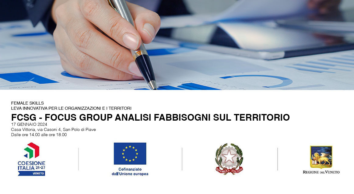 FSCG – Focus Group Analisi fabbisogni del territorio 17 Gennaio 2024