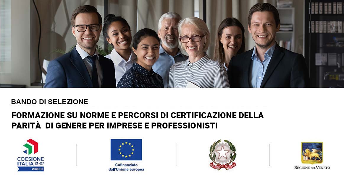 Bando di selezione – Formazione su norme e percorsi di certificazione della parità di genere per imprese e professionisti