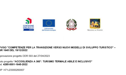 AVVISO “COMPETENZE PER LA TRANSIZIONE VERSO NUOVI MODELLI DI SVILUPPO TURISTICO”
